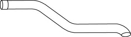 DINEX 61600 Exhaust Pipe